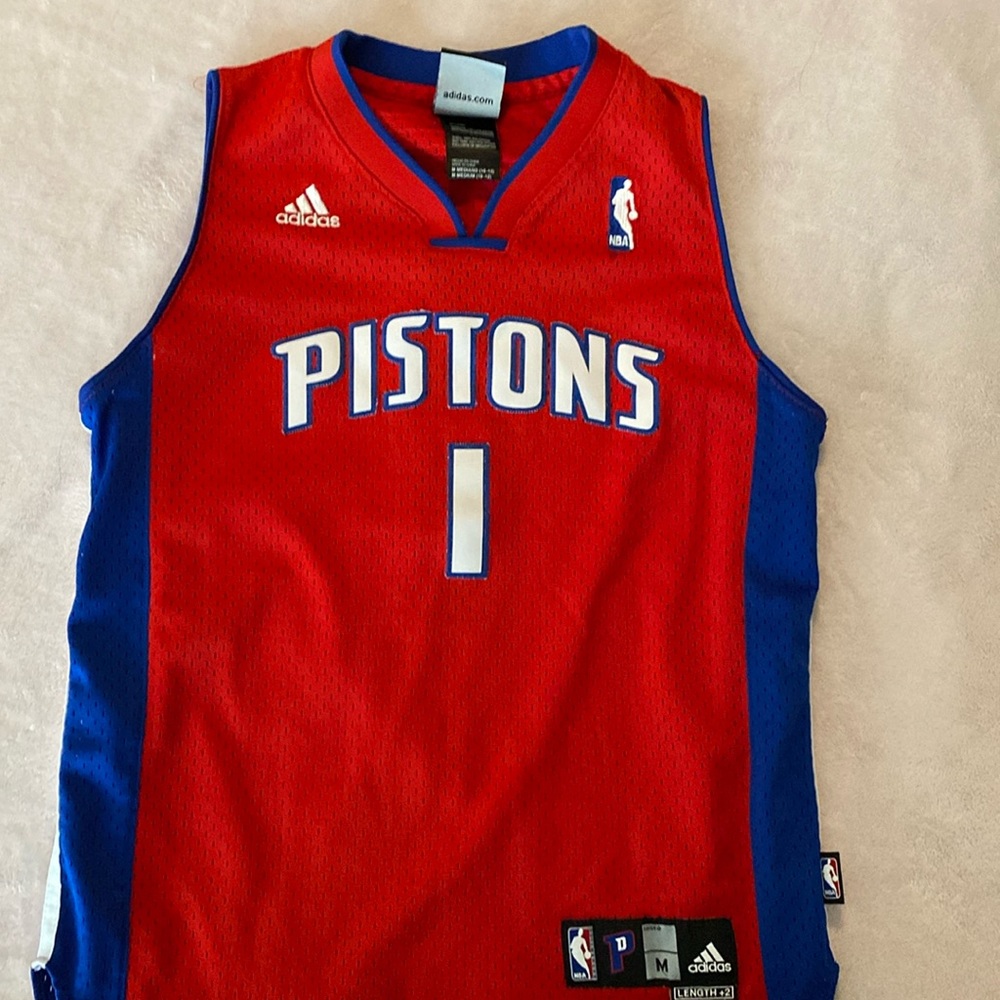 DETROIT Pistons Chauncey Billups #1  Basketball Jersey